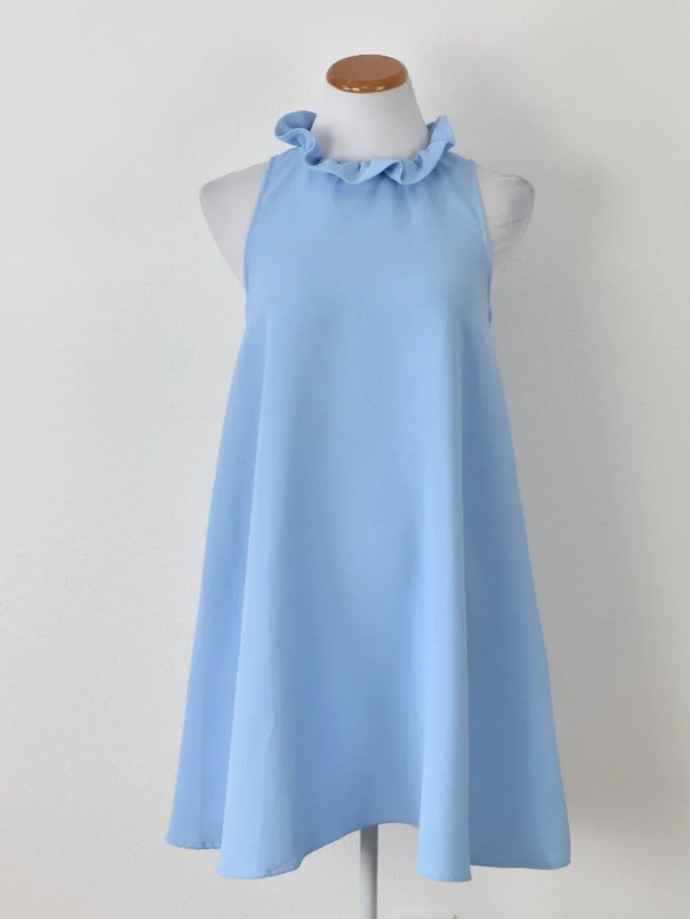 Pomander Place Blythe Baby Blue Mini Dress - S - Picture 1 of 9